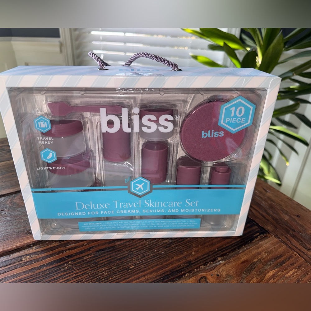Bliss Deluxe Travel Skincare Set - Rich Purple